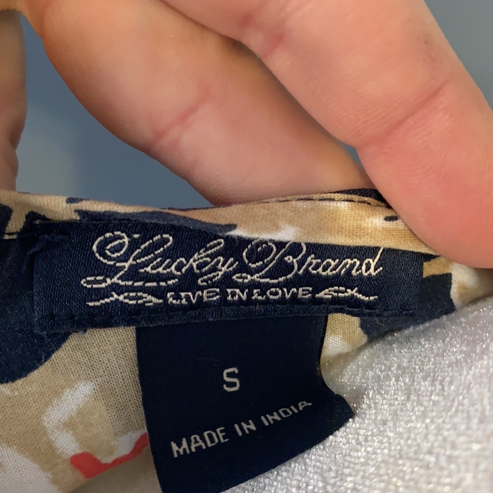 Lucky Brand long sleeve blouse - Picture 7 of 8